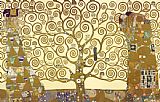 Gustav Klimt Canvas Paintings - The Tree of Life